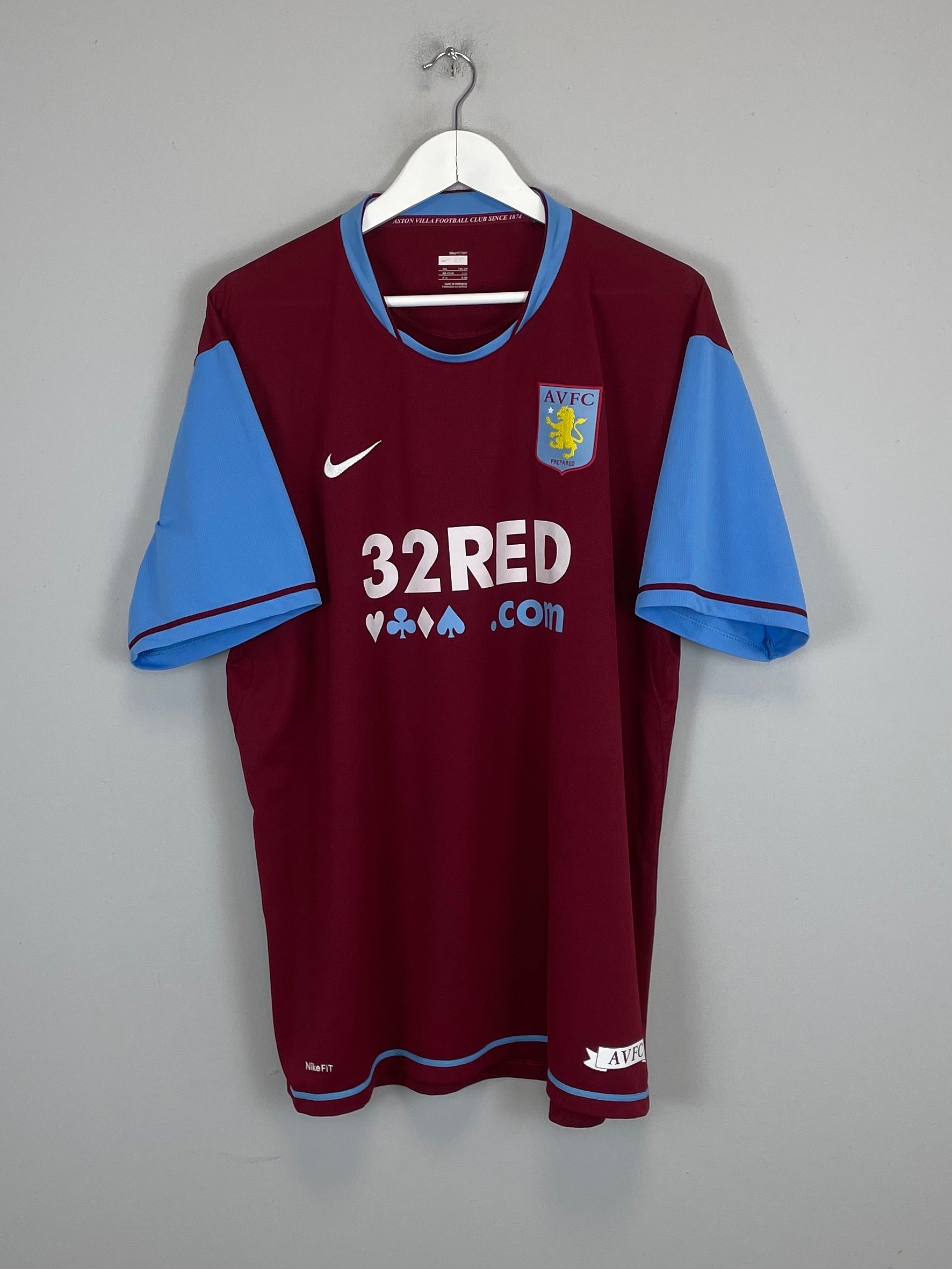 Shop 2007/08 ASTON VILLA HAREWOOD #9 HOME SHIRT (XXL) NIKE, classic football shirts, vintage football shirts & retro soccer jerseys at Cult Kits