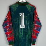 Shop 1992/93 FC LUZERN #1 *MATCH WORN* GK SHIRT (M) ADIDAS, classic football shirts, vintage football shirts & retro soccer jerseys at Cult Kits