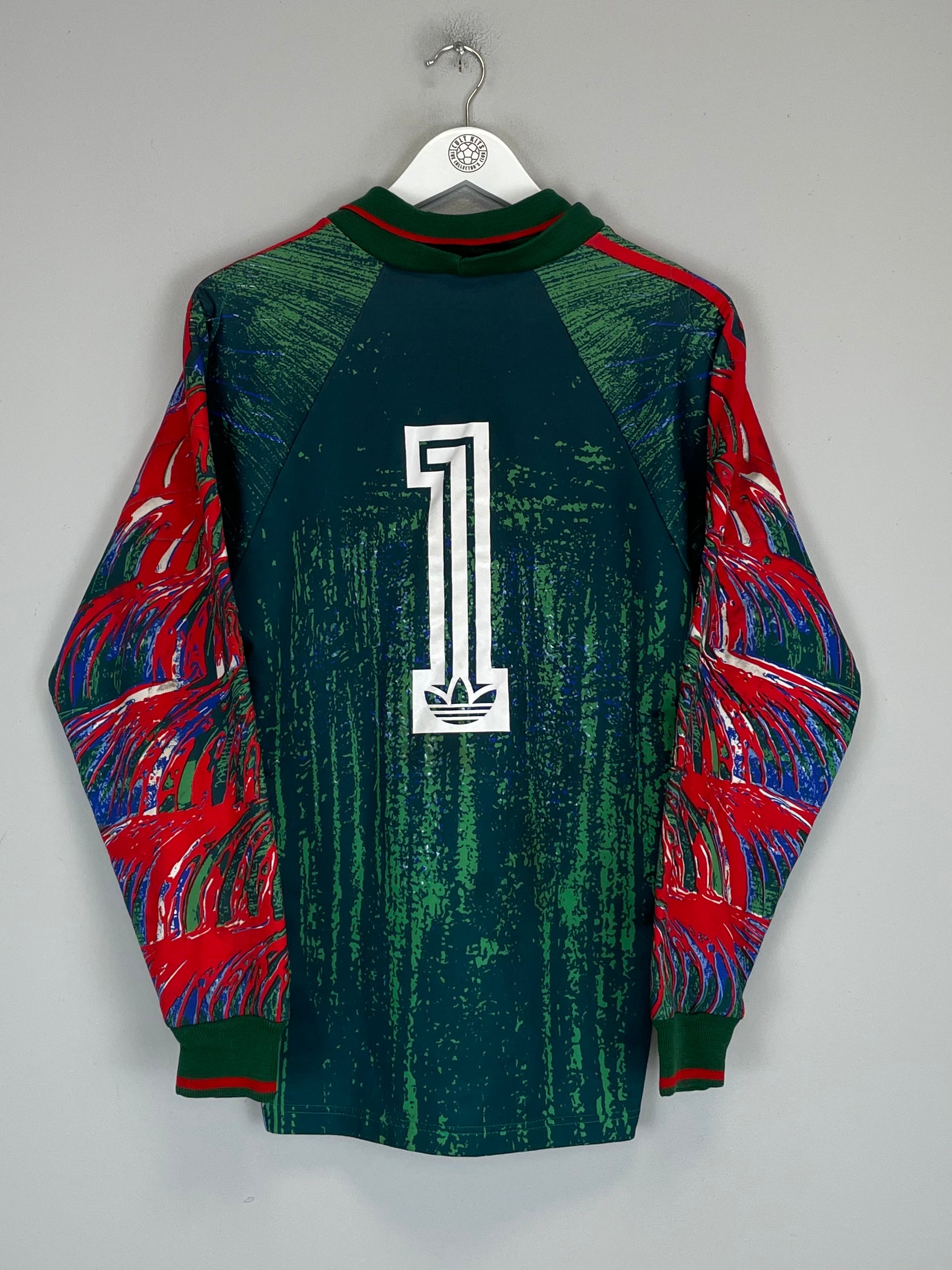 Shop 1992/93 FC LUZERN #1 *MATCH WORN* GK SHIRT (M) ADIDAS, classic football shirts, vintage football shirts & retro soccer jerseys at Cult Kits