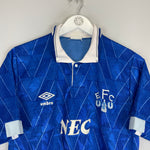 Shop 1988/91 EVERTON HOME SHIRT (S) UMBRO, classic football shirts, vintage football shirts & retro soccer jerseys at Cult Kits
