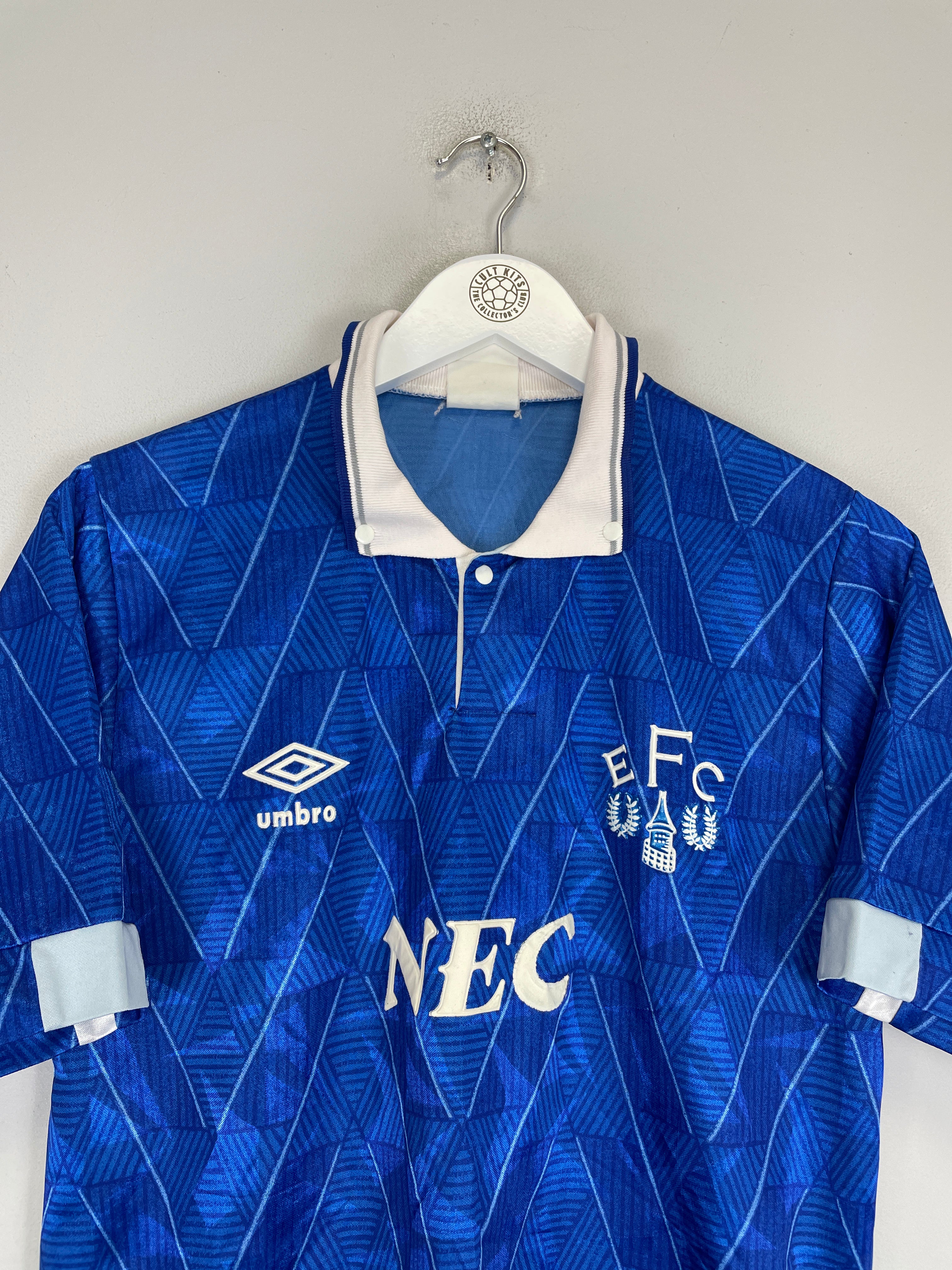 Shop 1988/91 EVERTON HOME SHIRT (S) UMBRO, classic football shirts, vintage football shirts & retro soccer jerseys at Cult Kits