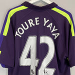 Shop 2014/15 MANCHESTER CITY TOURE YAYA #42 THIRD SHIRT (XL) NIKE, classic football shirts, vintage football shirts & retro soccer jerseys at Cult Kits