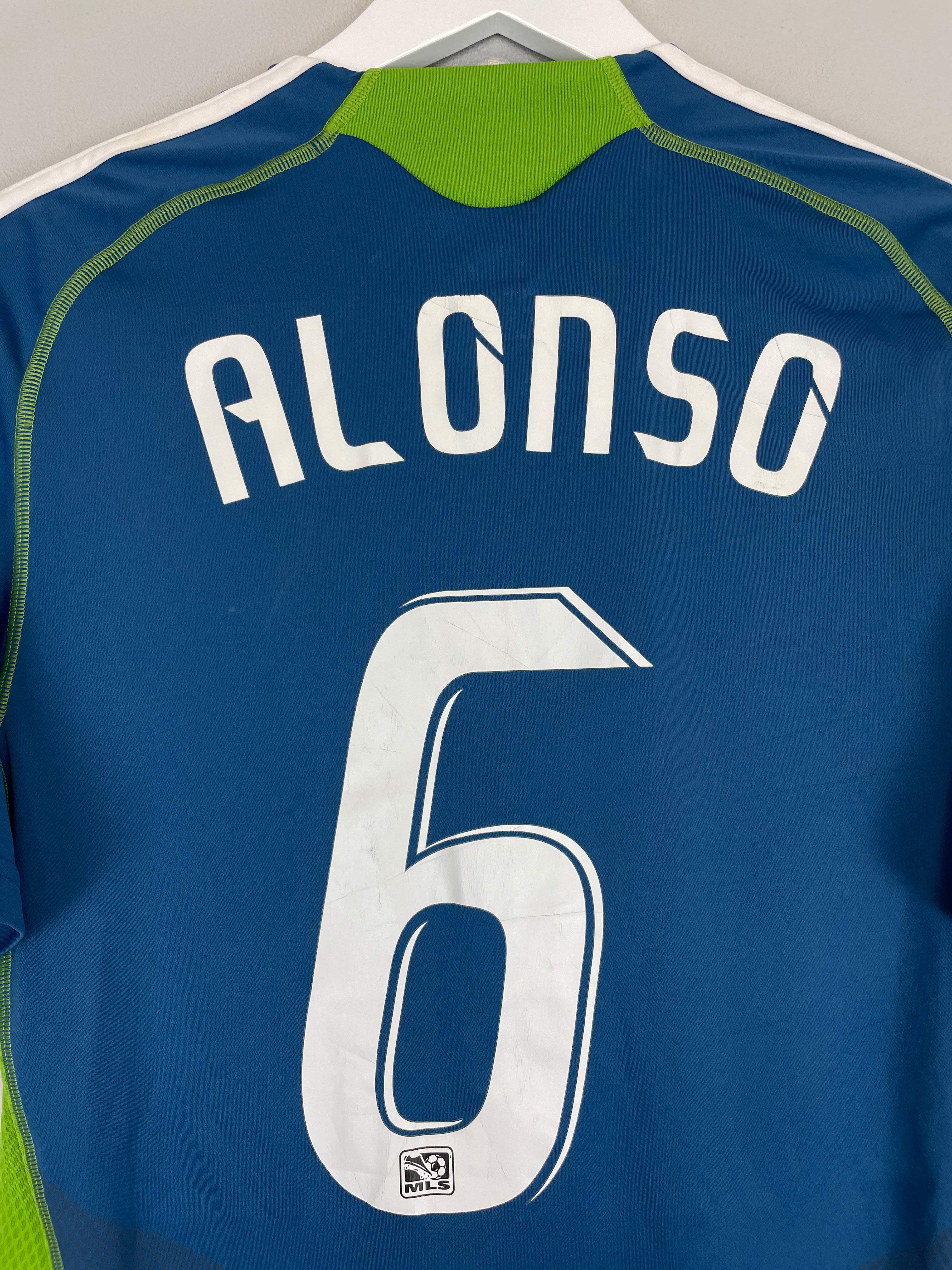 Shop 2009/10 SEATTLE SOUNDERS ALONSO #6 *SIGNED* AWAY SHIRT (S) ADIDAS, classic football shirts, vintage football shirts & retro soccer jerseys at Cult Kits