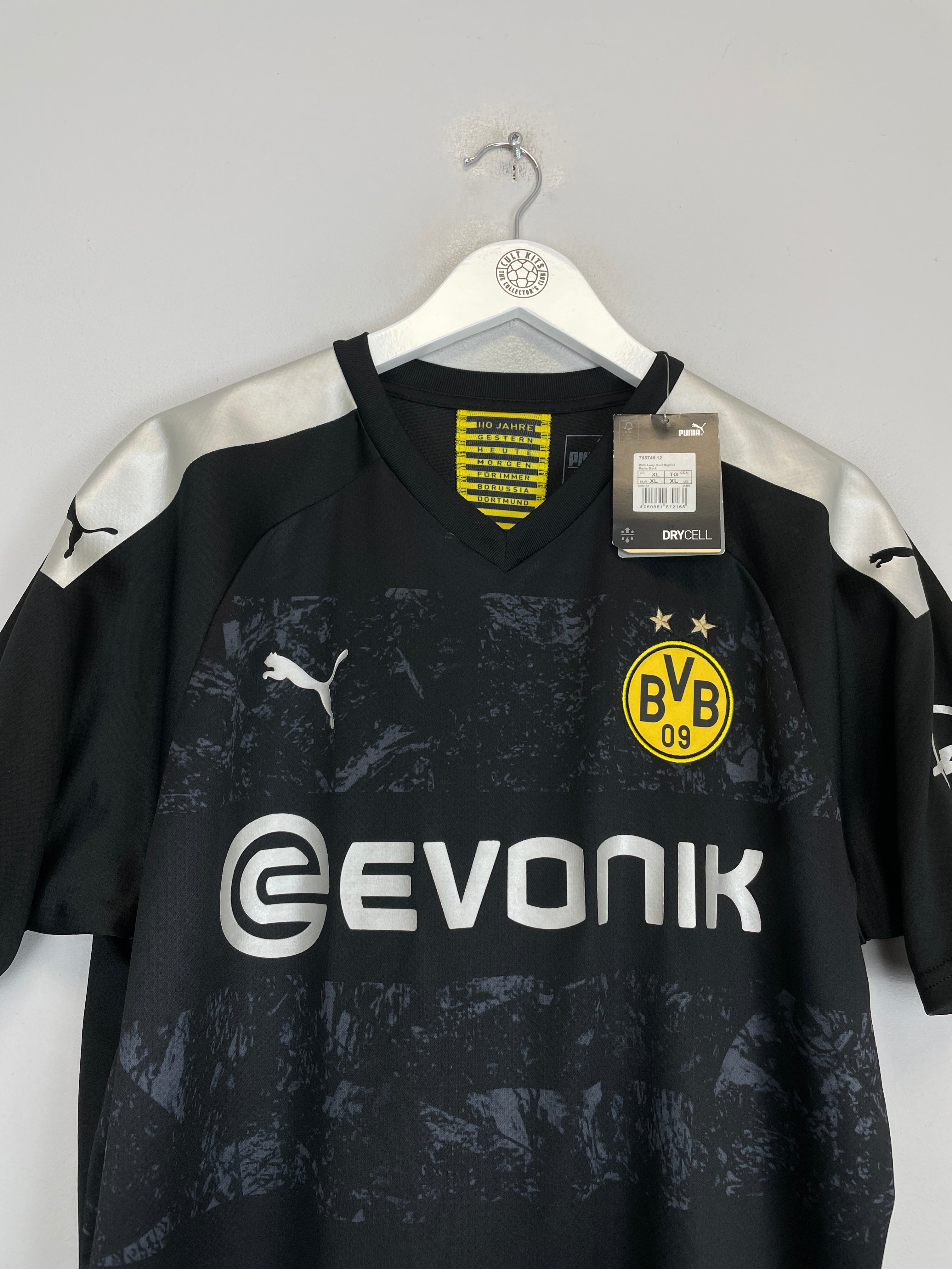 Shop 2019/20 DORTMUND HAALAND #17 *BNWT* AWAY SHIRT (XL) PUMA, classic football shirts, vintage football shirts & retro soccer jerseys at Cult Kits