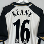 Shop 2001/02 MANCHESTER UNITED KEANE #16 *CENTENARY* AWAY/THIRD SHIRT (XL) UMBRO, classic football shirts, vintage football shirts & retro soccer jerseys at Cult Kits