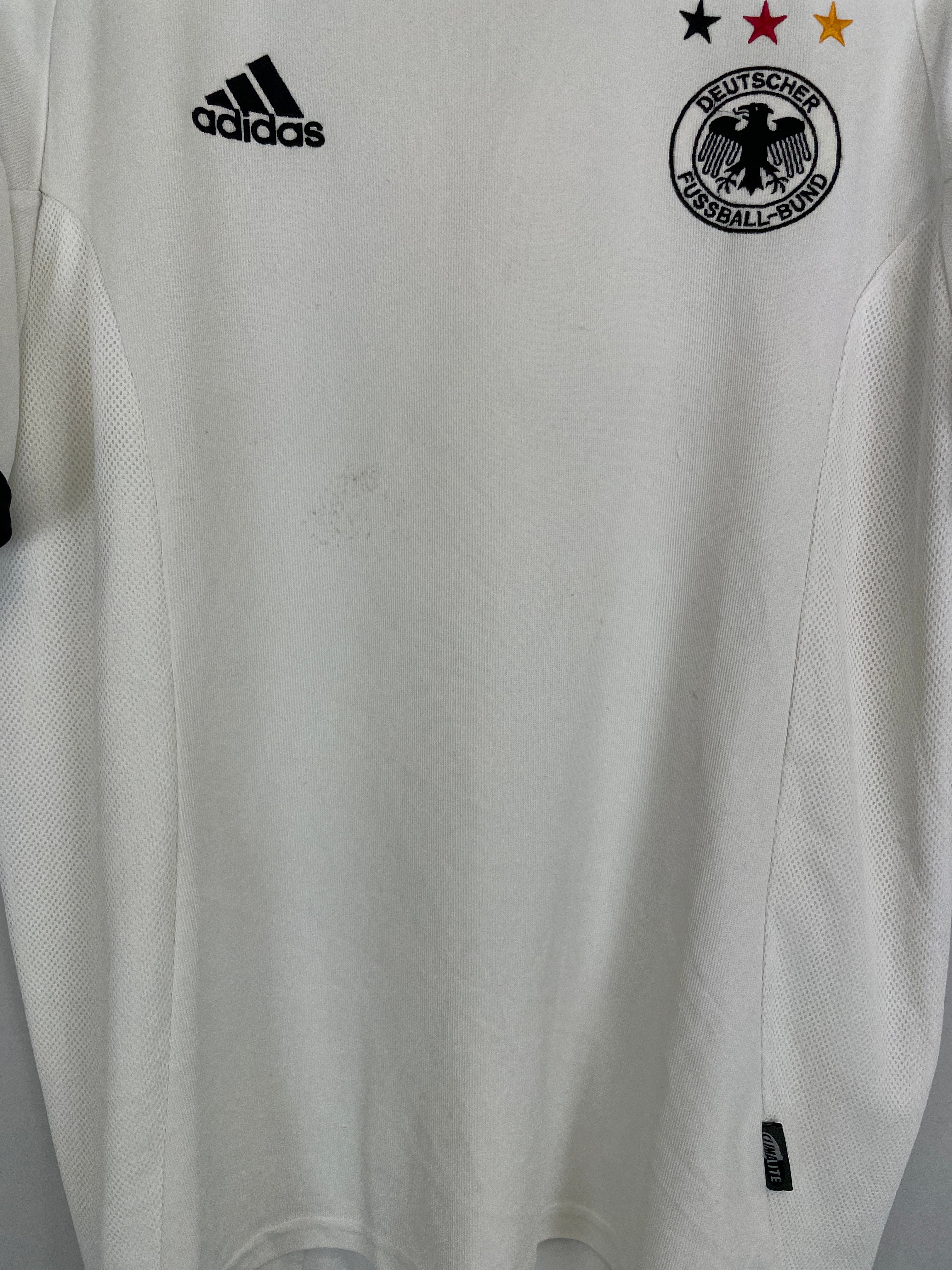 Shop 2002/04 GERMANY HOME SHIRT (L) ADIDAS, classic football shirts, vintage football shirts & retro soccer jerseys at Cult Kits