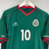 Shop 2002/03 MEXICO C.BLANCO #10 HOME SHIRT (M) ATLETICA, classic football shirts, vintage football shirts & retro soccer jerseys at Cult Kits
