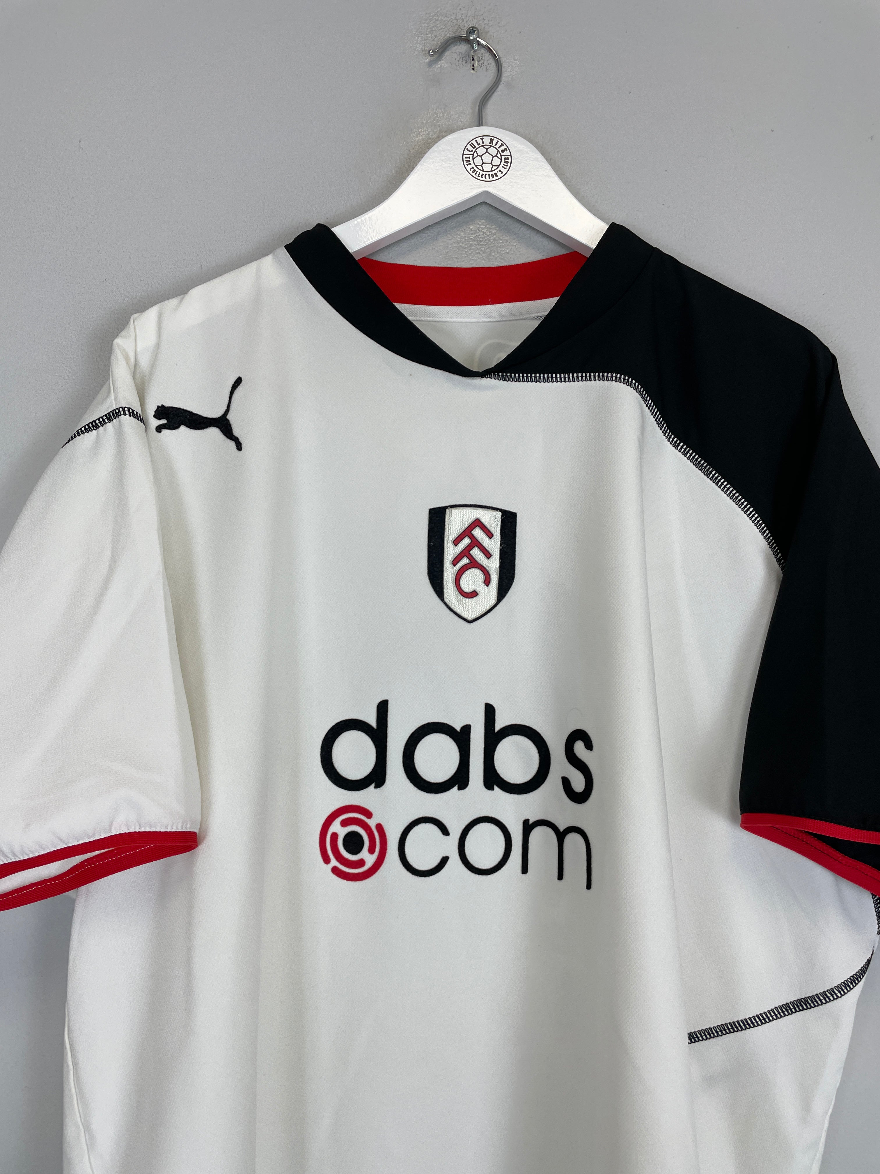 Shop 2003/04 FULHAM MALBRANQUE #14 HOME SHIRT (XL) PUMA, classic football shirts, vintage football shirts & retro soccer jerseys at Cult Kits
