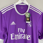 Shop 2016/17 REAL MADRID RONALDO #7 *BNWT* AWAY SHIRT (L) ADIDAS, classic football shirts, vintage football shirts & retro soccer jerseys at Cult Kits