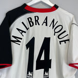 Shop 2003/04 FULHAM MALBRANQUE #14 HOME SHIRT (XL) PUMA, classic football shirts, vintage football shirts & retro soccer jerseys at Cult Kits