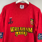 Shop 1996/97 WREXHAM *MINT* HOME SHIRT (L) EN-S, classic football shirts, vintage football shirts & retro soccer jerseys at Cult Kits
