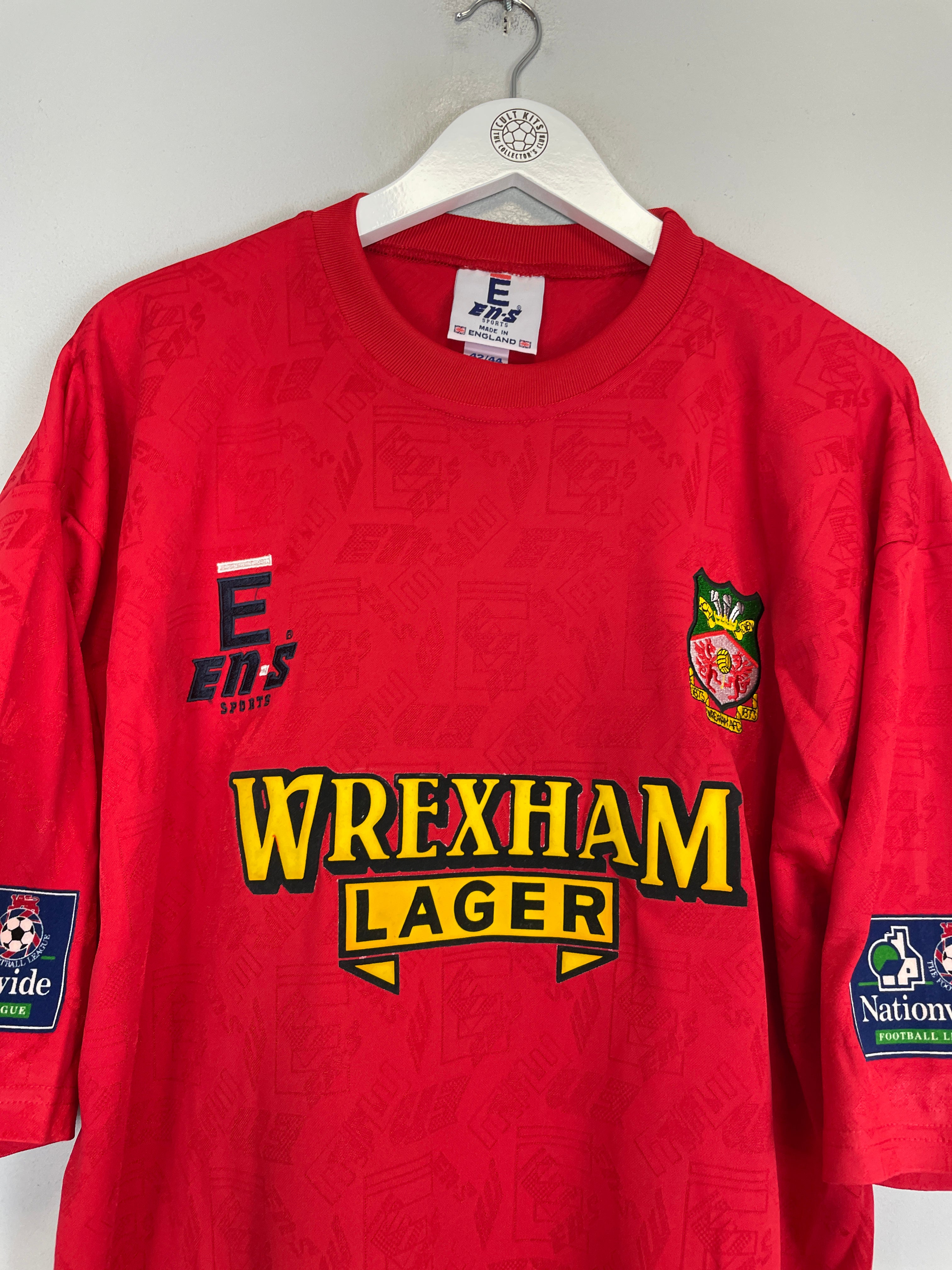 Shop 1996/97 WREXHAM *MINT* HOME SHIRT (L) EN-S, classic football shirts, vintage football shirts & retro soccer jerseys at Cult Kits