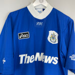 Shop 1995/97 PORTSMOUTH *MINT* HOME SHIRT (L) ASICS, classic football shirts, vintage football shirts & retro soccer jerseys at Cult Kits