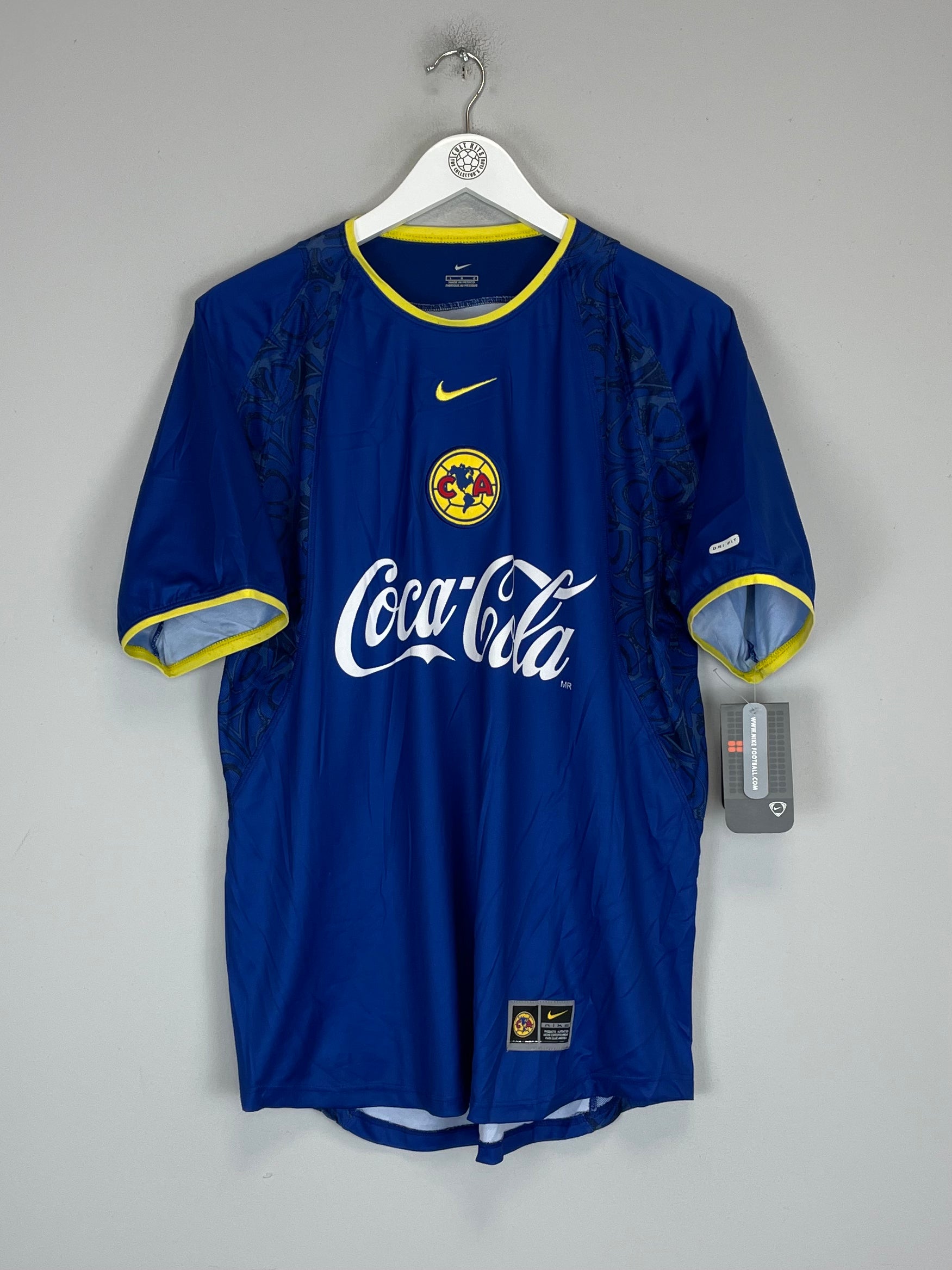 Shop 2002/03 CLUB AMERICA *BNWT* AWAY SHIRT (MULTIPLE SIZES) NIKE, classic football shirts, vintage football shirts & retro soccer jerseys at Cult Kits