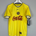 Shop 2002/03 CLUB AMERICA *BNWT* HOME SHIRT (MULTIPLE SIZES) NIKE, classic football shirts, vintage football shirts & retro soccer jerseys at Cult Kits