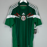 Shop 2014/15 MEXICO *BNWT* HOME SHIRT (L) ADIDAS, classic football shirts, vintage football shirts & retro soccer jerseys at Cult Kits