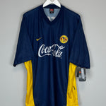 Shop 2000/01 CLUB AMERICA *BNWT* AWAY SHIRT (XL) NIKE, classic football shirts, vintage football shirts & retro soccer jerseys at Cult Kits