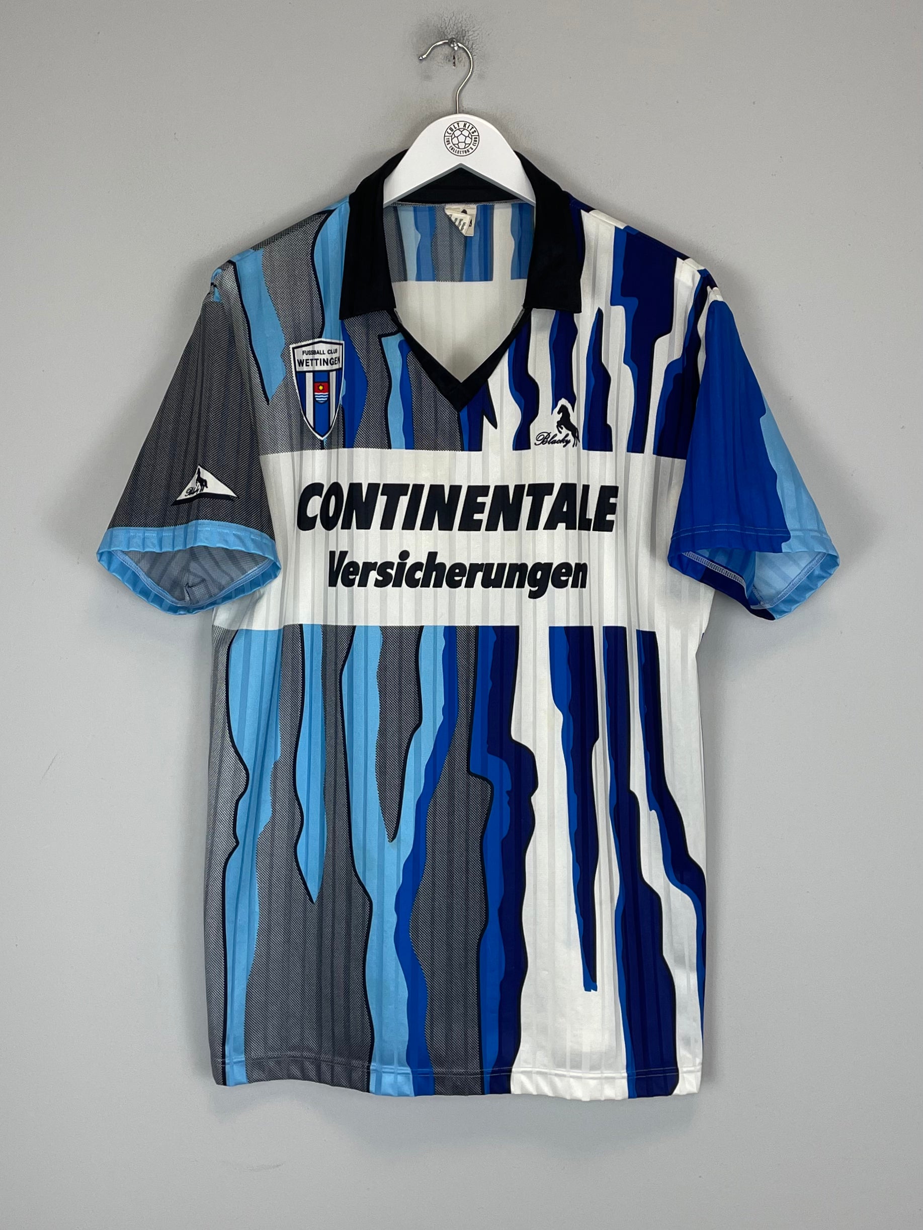 Shop 1992/93 WETTINGEN HOME SHIRT (XL) BLACKY, classic football shirts, vintage football shirts & retro soccer jerseys at Cult Kits
