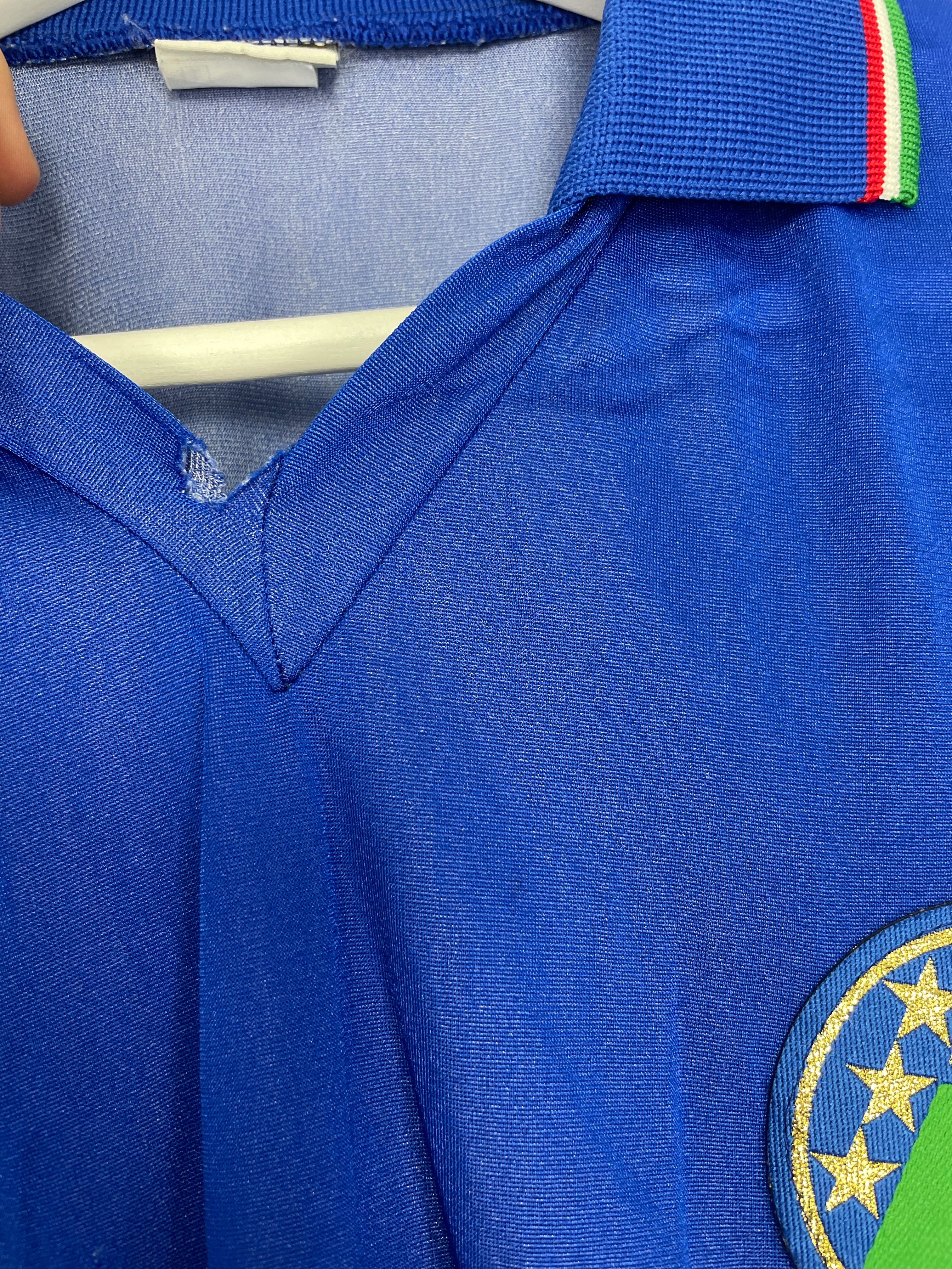 Shop 1986/90 ITALY HOME SHIRT (L) DIADORA, classic football shirts, vintage football shirts & retro soccer jerseys at Cult Kits