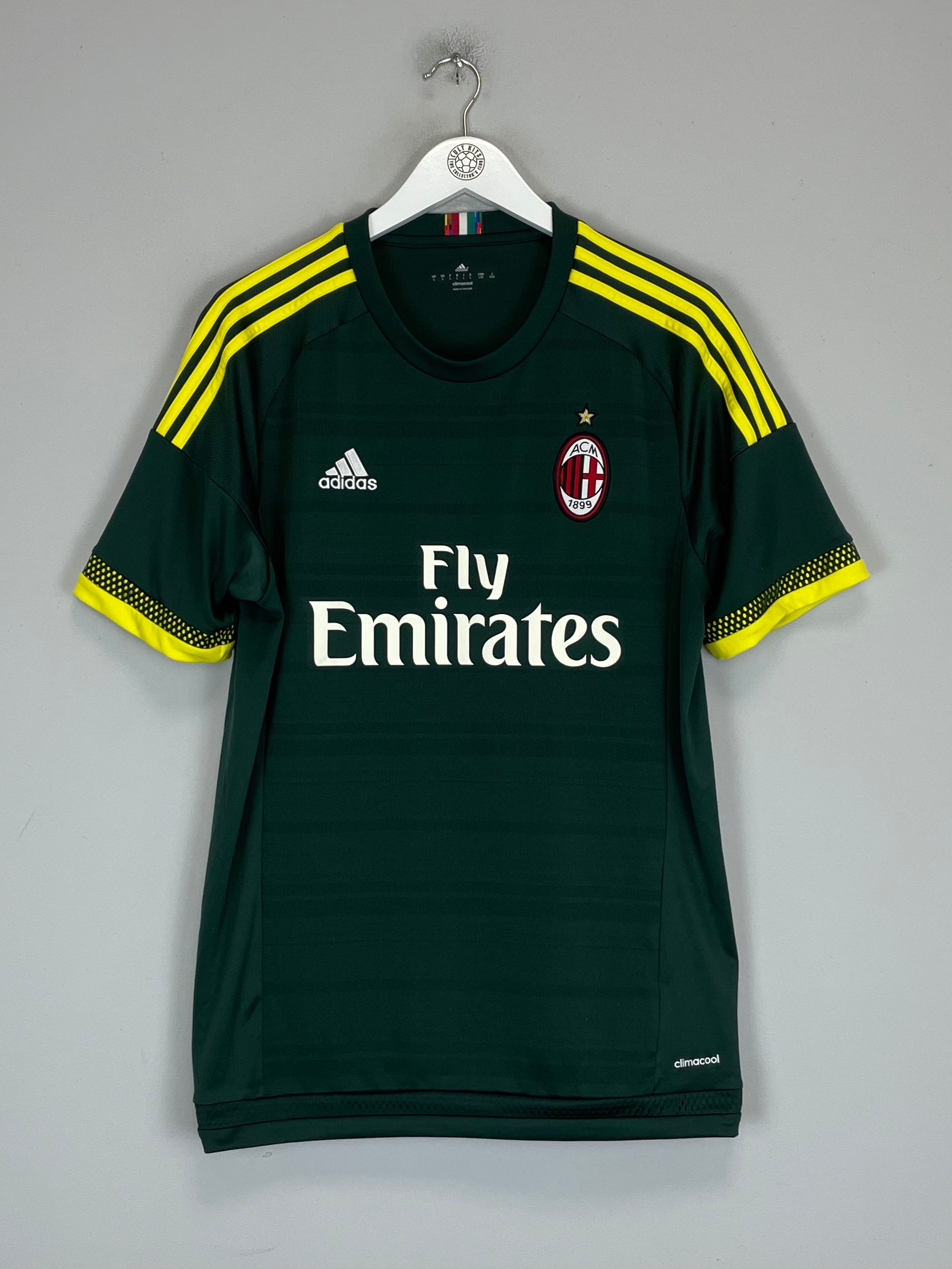 Shop 2015/16 AC MILAN THIRD SHIRT (L) ADIDAS, classic football shirts, vintage football shirts & retro soccer jerseys at Cult Kits