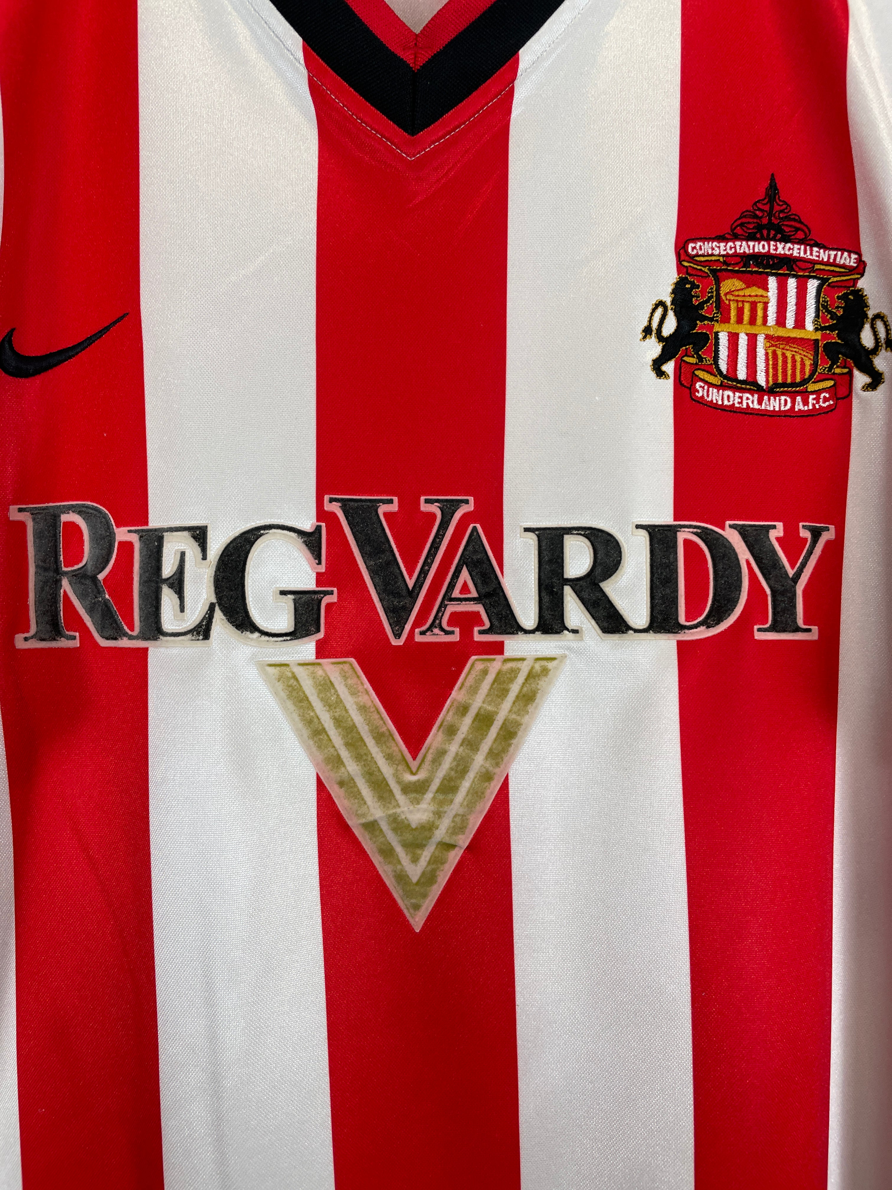 Shop 2000/01 SUNDERLAND QUINN #9 HOME SHIRT (S) NIKE, classic football shirts, vintage football shirts & retro soccer jerseys at Cult Kits