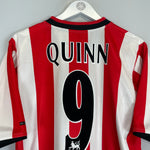Shop 2000/01 SUNDERLAND QUINN #9 HOME SHIRT (S) NIKE, classic football shirts, vintage football shirts & retro soccer jerseys at Cult Kits