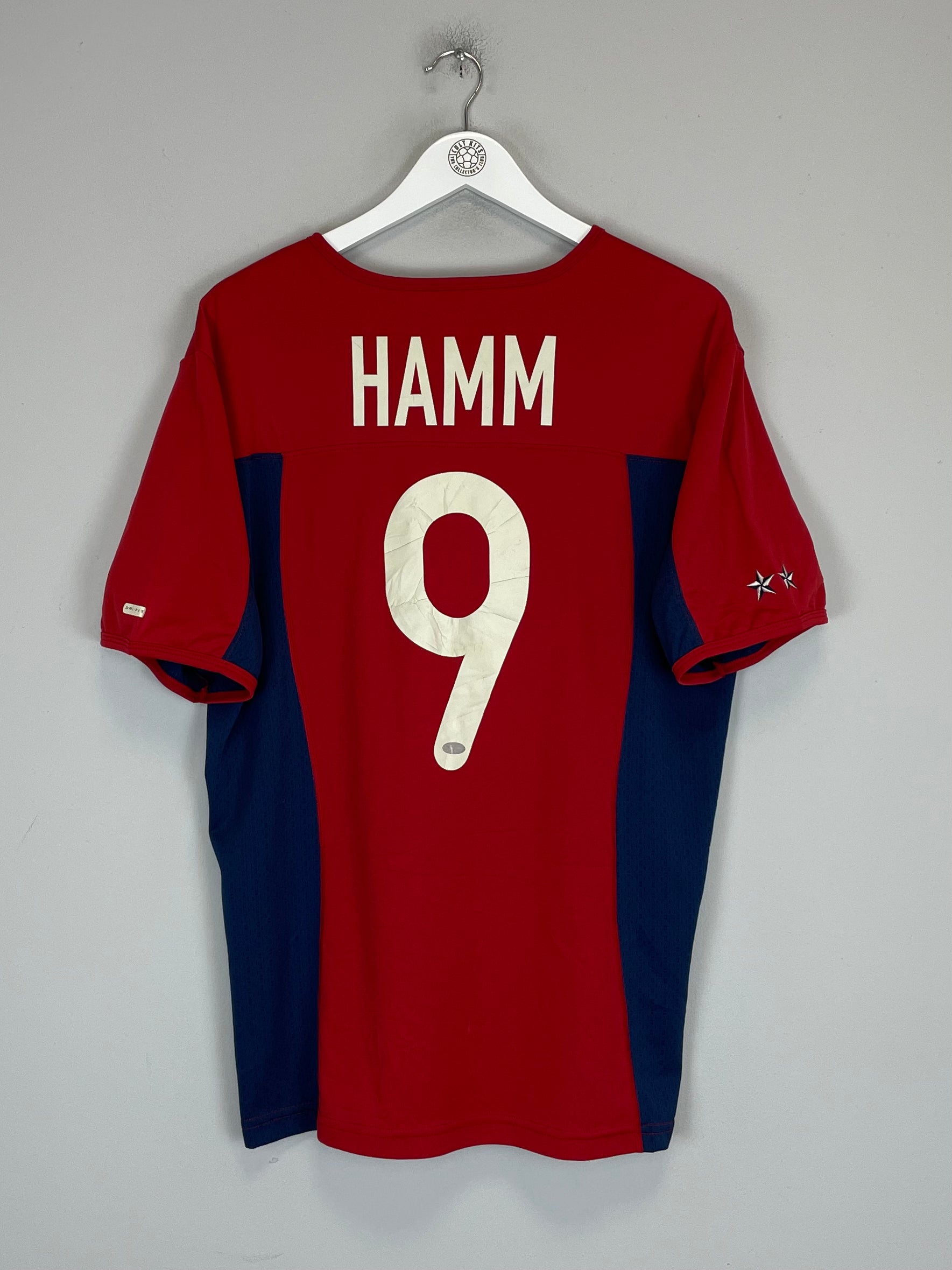 Shop 1999/00 USA HAMM #9 WOMENS AWAY SHIRT (XL.WOMENS) NIKE, classic football shirts, vintage football shirts & retro soccer jerseys at Cult Kits