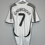 Shop 2005/07 GERMANY SCHWEINSTEIGER #7 HOME SHIRT (L) ADIDAS, classic football shirts, vintage football shirts & retro soccer jerseys at Cult Kits