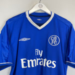 Shop 2003/05 CHELSEA LAMPARD #8 HOME SHIRT (L) UMBRO, classic football shirts, vintage football shirts & retro soccer jerseys at Cult Kits