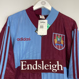 Shop 1996/98 BURNLEY *BNWT* HOME SHIRT (L) ADIDAS, classic football shirts, vintage football shirts & retro soccer jerseys at Cult Kits
