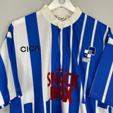 Shop 1996/97 BRISTOL ROVERS *MINT* HOME SHIRT (L) CICA, classic football shirts, vintage football shirts & retro soccer jerseys at Cult Kits