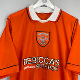 Shop 1995/97 BLACKPOOL *MINT* HOME SHIRT (L) POOLWEAR, classic football shirts, vintage football shirts & retro soccer jerseys at Cult Kits