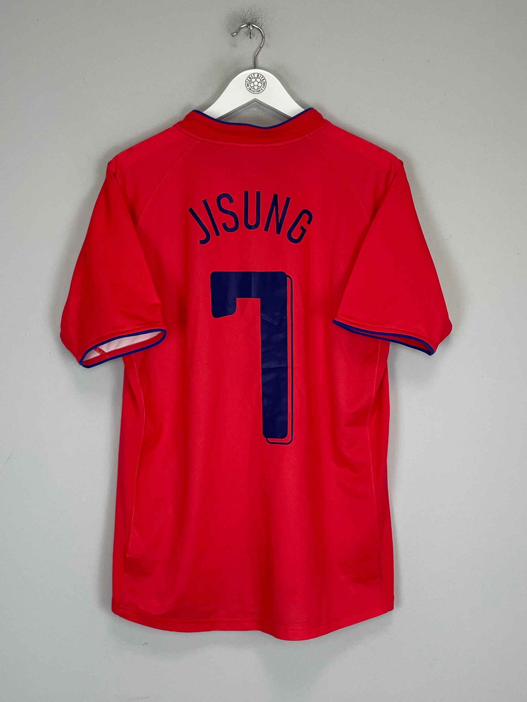 Shop 2006/08 SOUTH KOREA JI SUNG #7 HOME SHIRT (M) NIKE, classic football shirts, vintage football shirts & retro soccer jerseys at Cult Kits