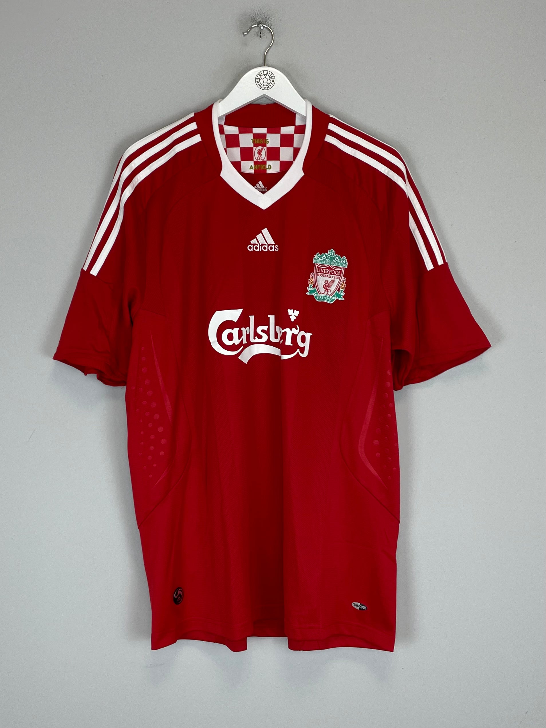 Shop 2008/10 LIVERPOOL KUYT #18 HOME SHIRT (XL) ADIDAS, classic football shirts, vintage football shirts & retro soccer jerseys at Cult Kits