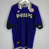 Shop 1995/96 PSV AWAY SHIRT (XL) NIKE, classic football shirts, vintage football shirts & retro soccer jerseys at Cult Kits