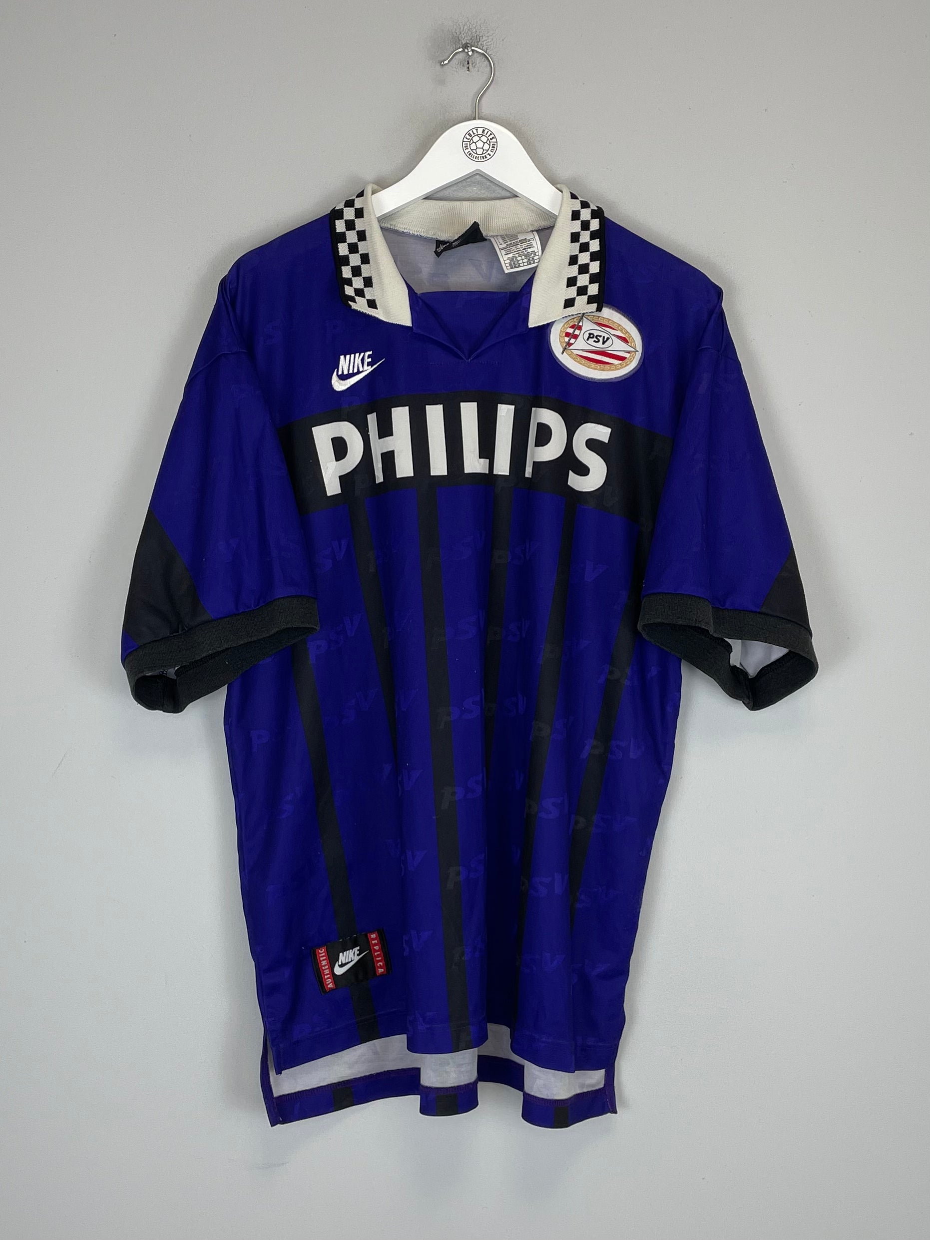 Shop 1995/96 PSV AWAY SHIRT (XL) NIKE, classic football shirts, vintage football shirts & retro soccer jerseys at Cult Kits