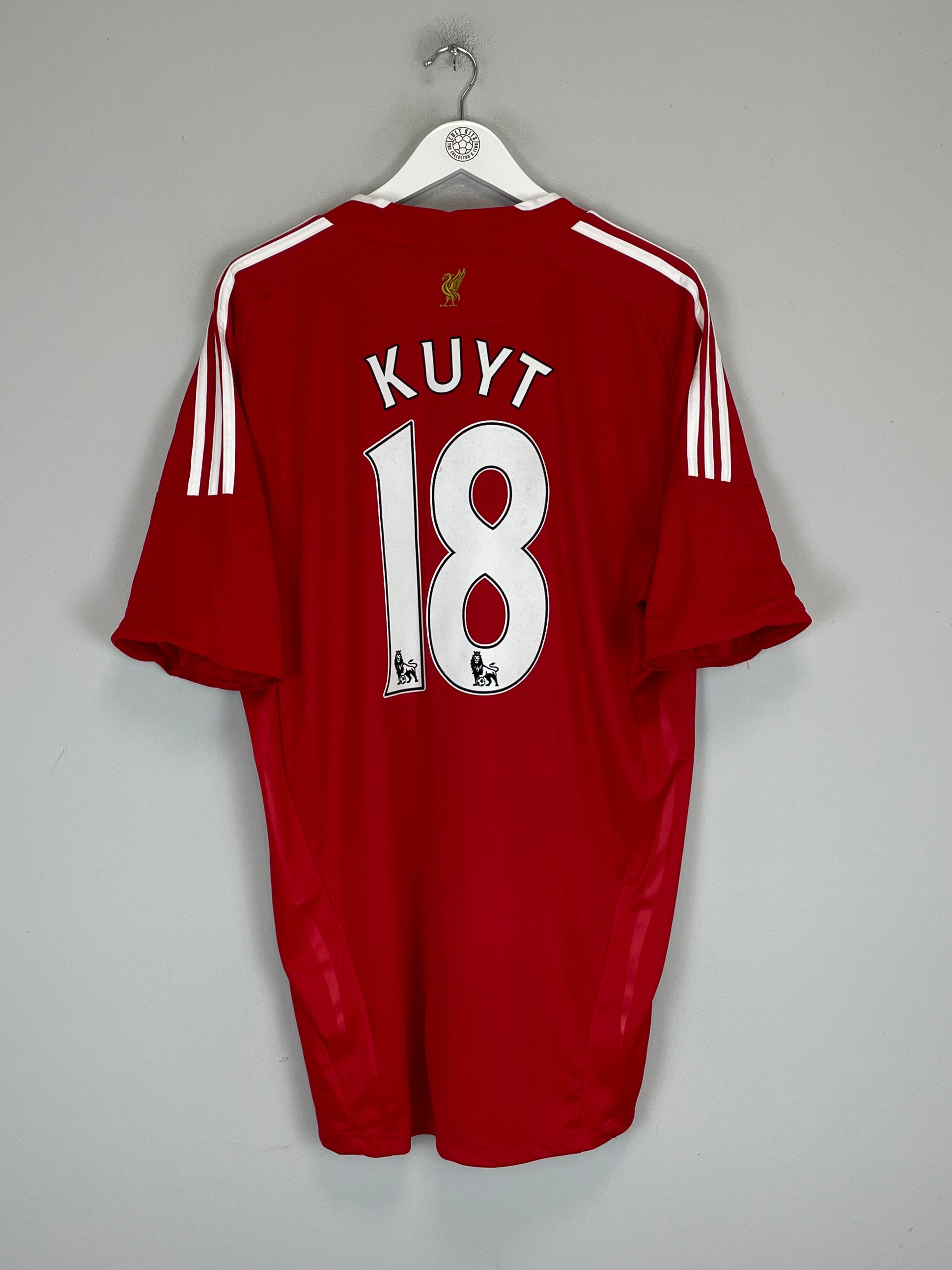 Shop 2008/10 LIVERPOOL KUYT #18 HOME SHIRT (XL) ADIDAS, classic football shirts, vintage football shirts & retro soccer jerseys at Cult Kits