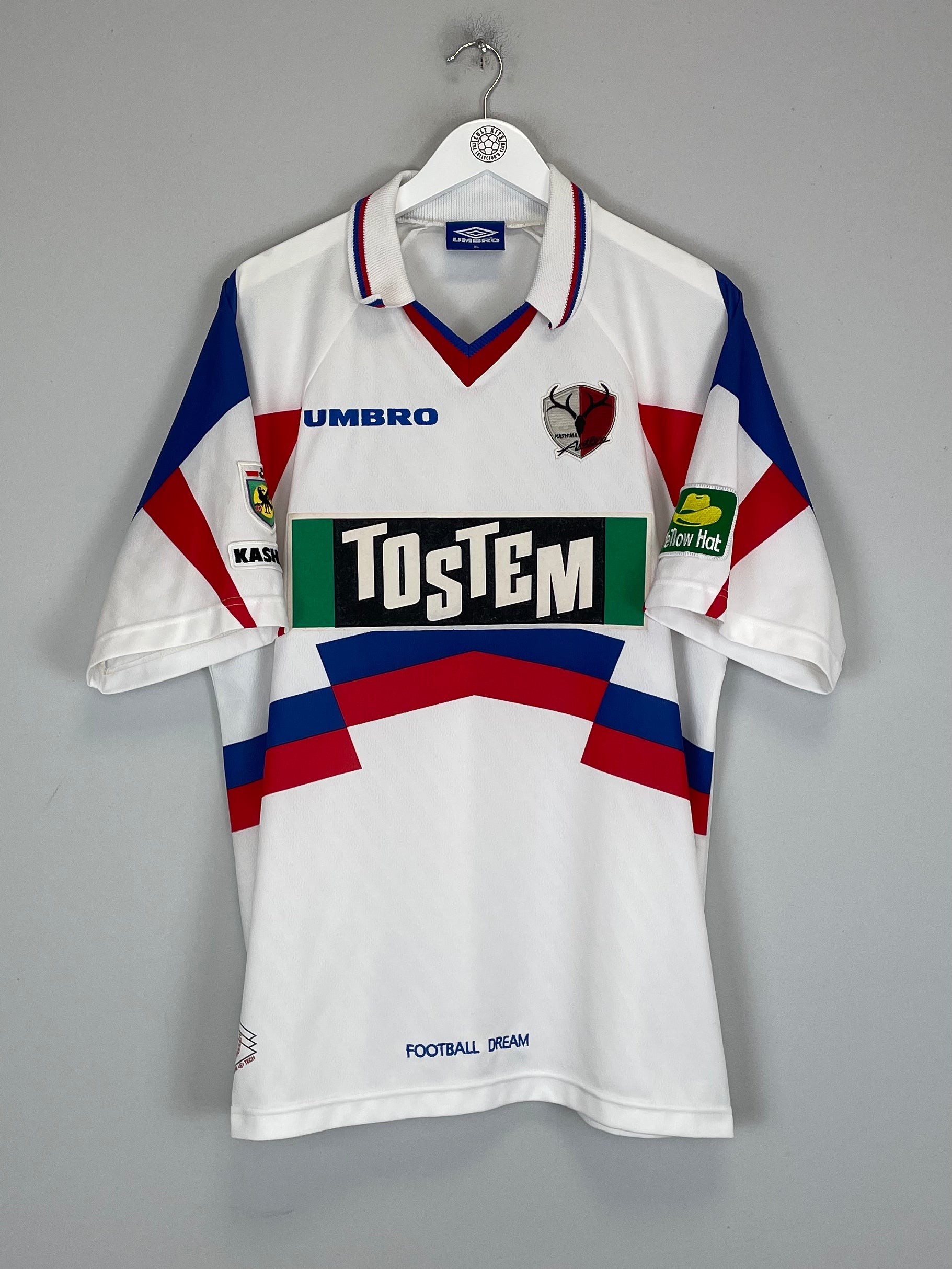 Shop 1997 KASHIMA ANTLERS AWAY SHIRT (XL) UMBRO, classic football shirts, vintage football shirts & retro soccer jerseys at Cult Kits