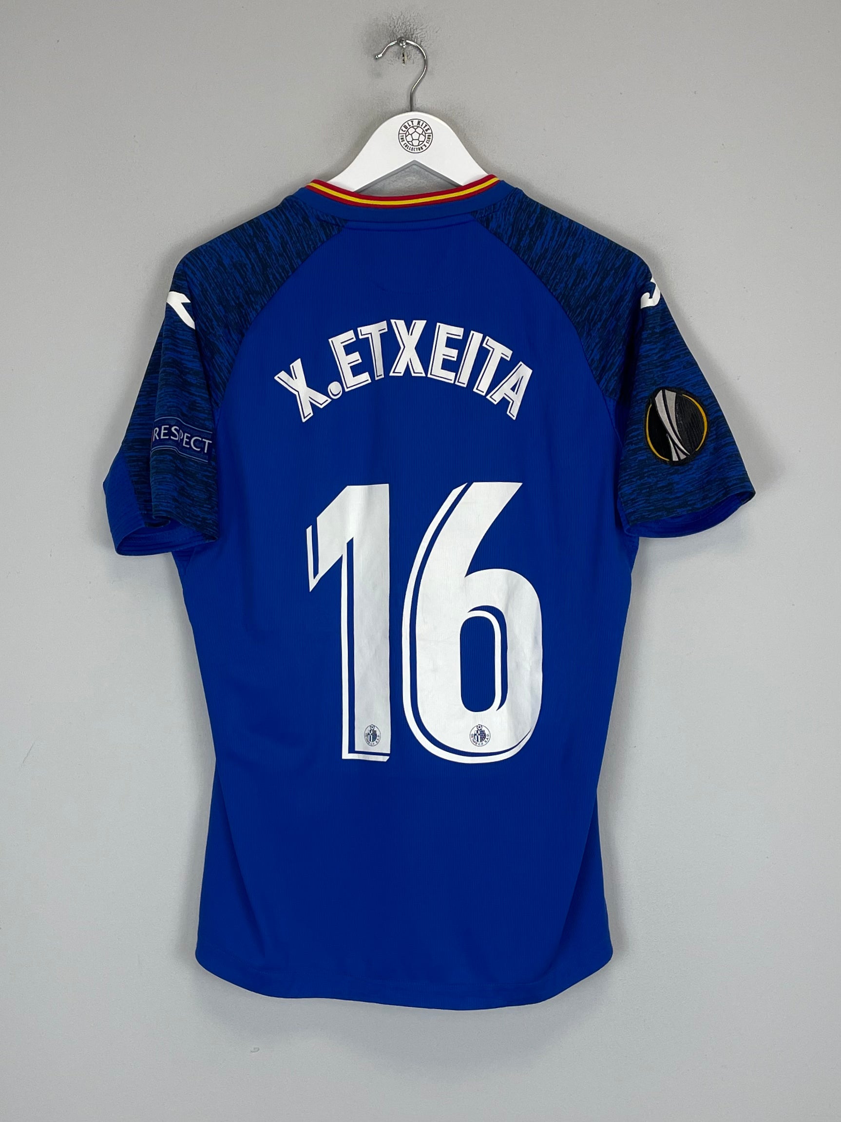 Shop 2019/20 GETAFE ETXEITA #16 E/L HOME SHIRT (M) JOMA, classic football shirts, vintage football shirts & retro soccer jerseys at Cult Kits