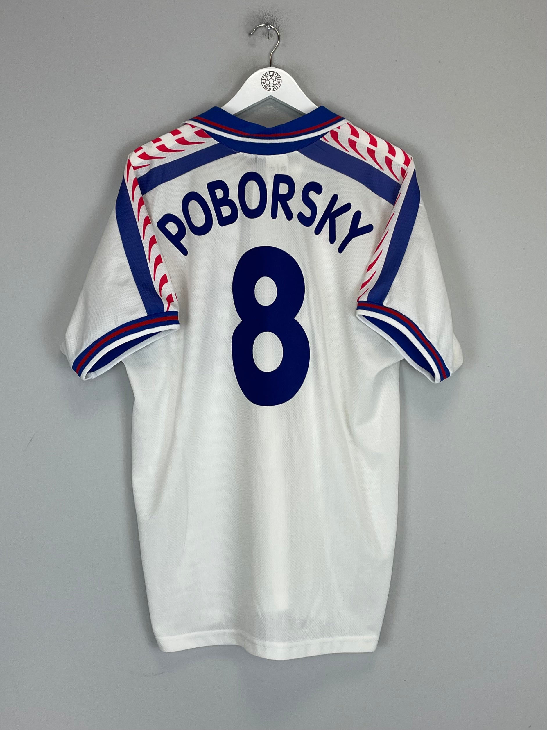 Shop 1996/98 CZECH REPUBLIC POBORSKY #8 AWAY SHIRT (XL) PUMA, classic football shirts, vintage football shirts & retro soccer jerseys at Cult Kits