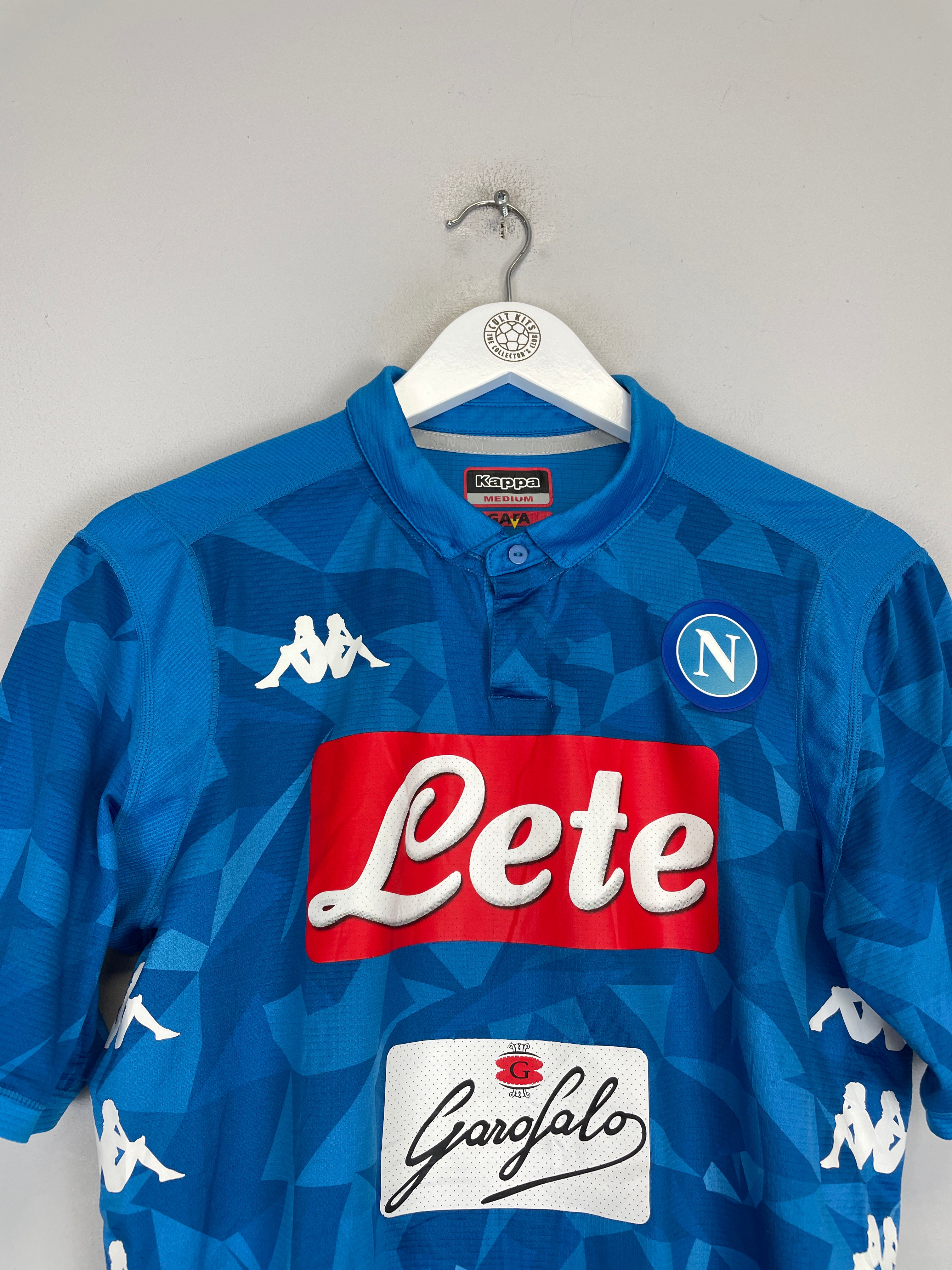 Shop 2019/20 NAPOLI HOME SHIRT (M) KAPPA, classic football shirts, vintage football shirts & retro soccer jerseys at Cult Kits