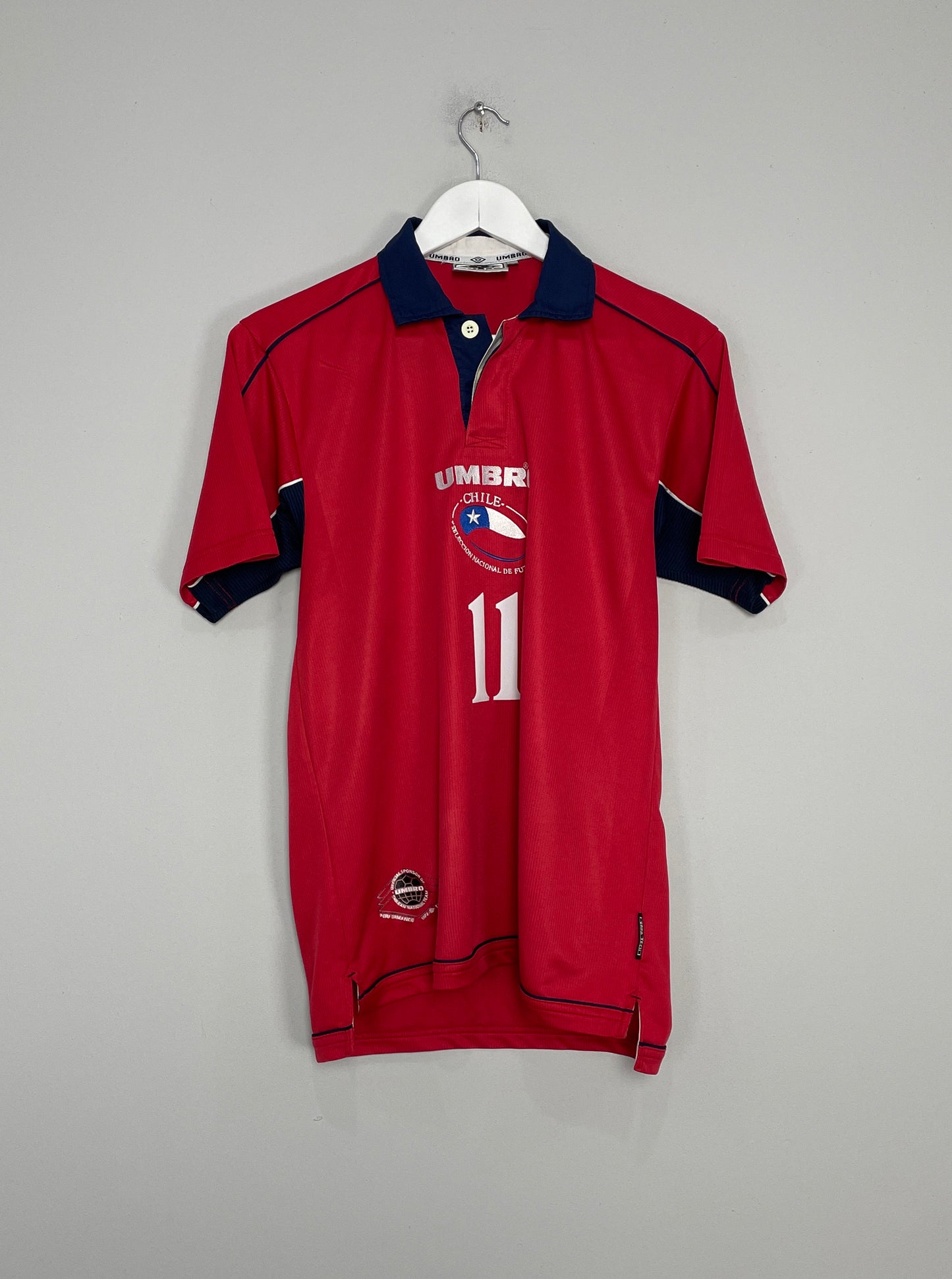 2000/03 CHILE SALAS #11 HOME SHIRT (S) UMBRO