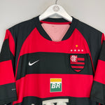 Shop 2003/04 FLAMENGO #10 HOME SHIRT (XL) NIKE, classic football shirts, vintage football shirts & retro soccer jerseys at Cult Kits