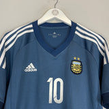 Shop 2015/16 ARGENTINA MESSI #10 AWAY SHIRT (L) ADIDAS, classic football shirts, vintage football shirts & retro soccer jerseys at Cult Kits