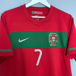 Shop 2010/12 PORTUGAL RONALDO #7 HOME SHIRT (M) NIKE, classic football shirts, vintage football shirts & retro soccer jerseys at Cult Kits
