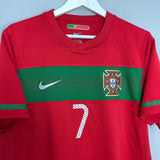 Shop 2010/12 PORTUGAL RONALDO #7 HOME SHIRT (M) NIKE, classic football shirts, vintage football shirts & retro soccer jerseys at Cult Kits