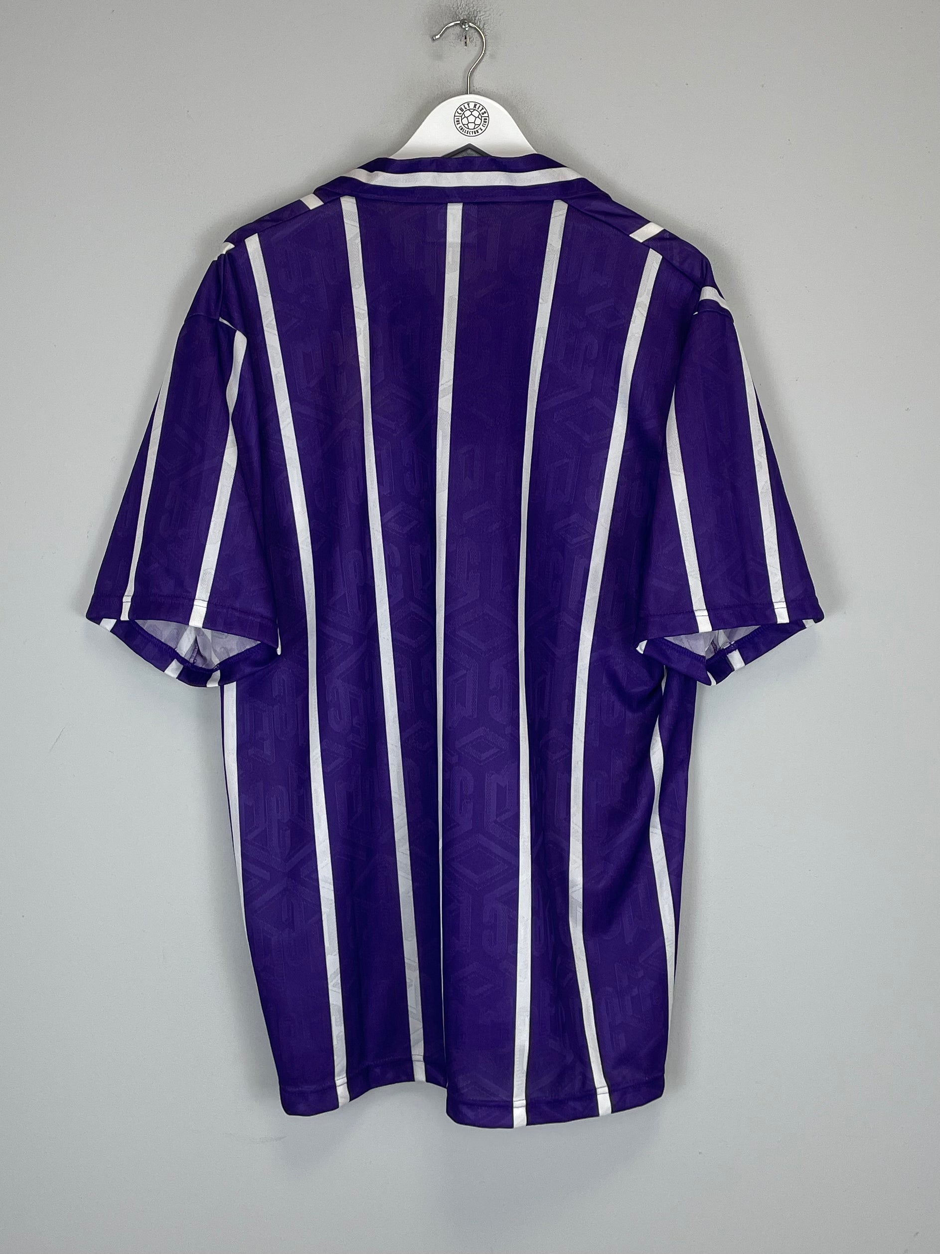 Shop 1993/94 MANCHESTER CITY AWAY SHIRT (XL) UMBRO, classic football shirts, vintage football shirts & retro soccer jerseys at Cult Kits