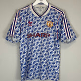 Shop 1990/92 MANCHESTER UNITED AWAY SHIRT (M) UMBRO, classic football shirts, vintage football shirts & retro soccer jerseys at Cult Kits