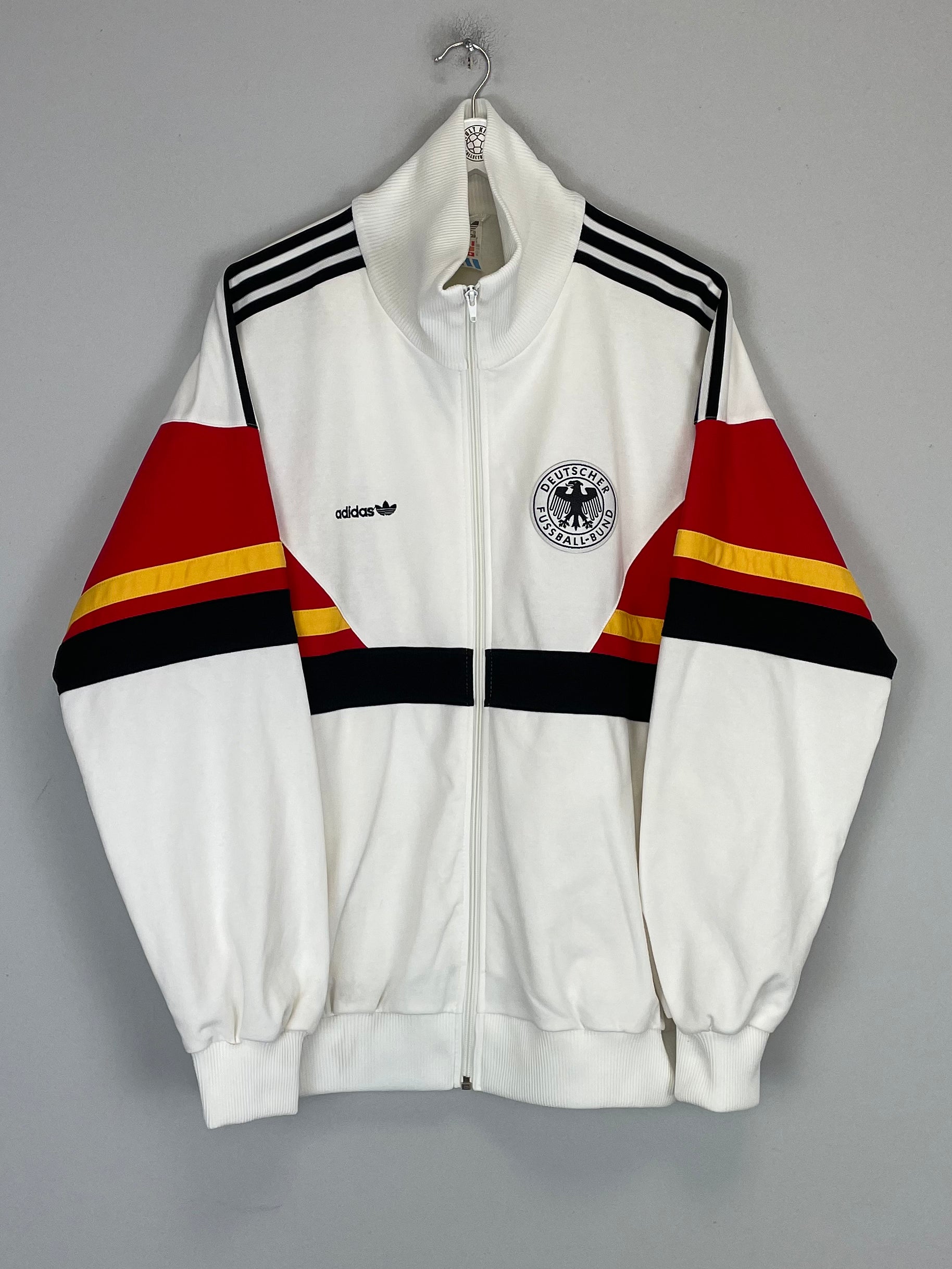Shop 1986/88 GERMANY TRACK JACKET (XXL) ADIDAS, classic football shirts, vintage football shirts & retro soccer jerseys at Cult Kits