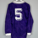 Shop 1991/92 FIORENTINA #5 L/S HOME SHIRT (L) LOTTO, classic football shirts, vintage football shirts & retro soccer jerseys at Cult Kits